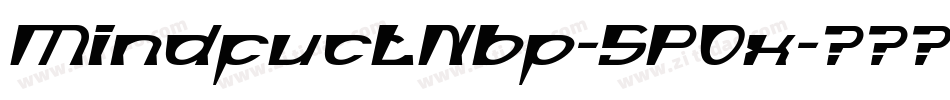 MindfuctNbp-5POx字体转换