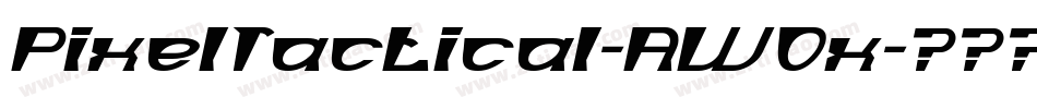 PixelTactical-AWOx字体转换