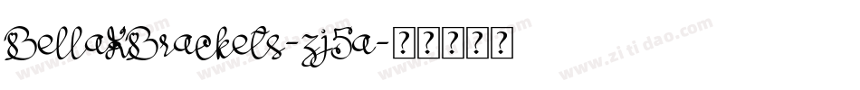 BellaKBrackets-zj5a字体转换
