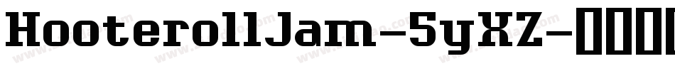 HooterollJam-5yXZ字体转换