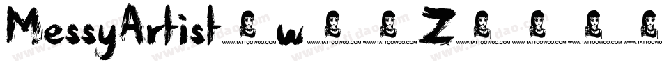 MessyArtist-w51Z字体转换