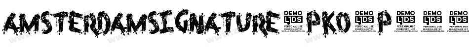 AmsterdamSignature-PKO4P字体转换