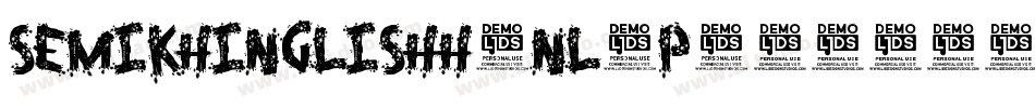 SemikhinglishH-nl4P字体转换 SemikhinglishH-nl4P字体转换