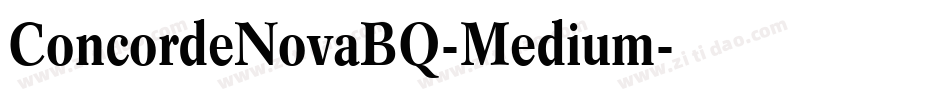 ConcordeNovaBQ-Medium字体转换
