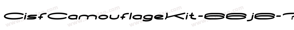 CisfCamouflageKit-66j6字体转换