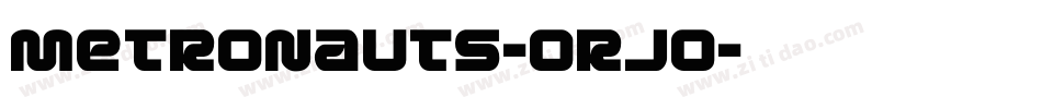 Metronauts-orJ0字体转换