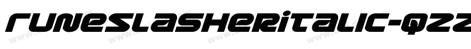 RuneSlasherItalic-qZZmd字体转换