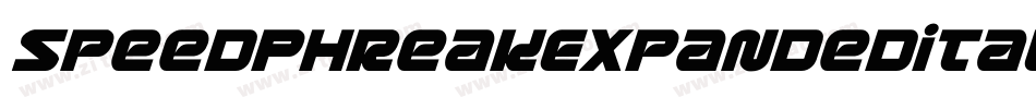 SpeedPhreakExpandedItalic-nRAnP字体转换