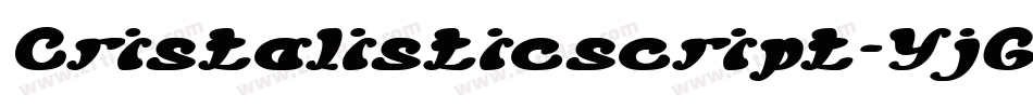 Cristalisticscript-YjGO字体转换