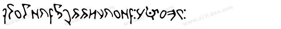 ColdiacfreeItalic-x3LVm字体转换