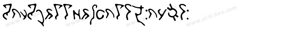 FatFreddieShadow-ax2o字体转换