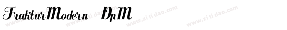 FrakturModern-1DpM字体转换
