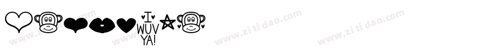 ZAPFDING字体转换