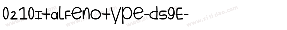 0210ItalFenotype-d59E字体转换 0210ItalFenotype-d59E字体转换