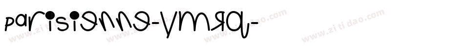 Parisienne-ymRq字体转换