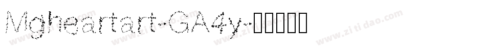 Mgheartart-GA4y字体转换