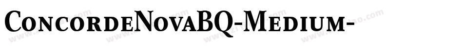 ConcordeNovaBQ-Medium字体转换
