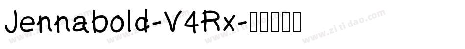 Jennabold-V4Rx字体转换