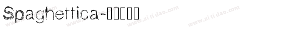 Spaghettica字体转换