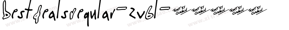 BestDealsRegular-zv6l字体转换 BestDealsRegular-zv6l字体转换