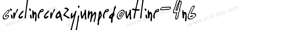 CirclinecrazyjumpedOutline-4n6l字体转换