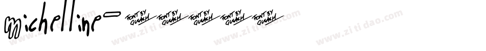 Michelline字体转换