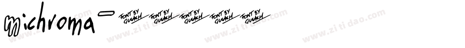 Michroma字体转换