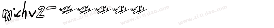 Michv2字体转换