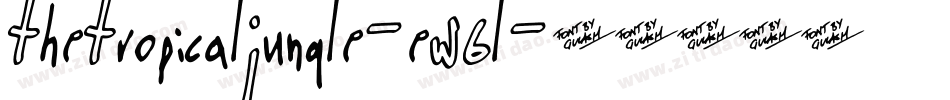 TheTropicalJungle-eW6l字体转换