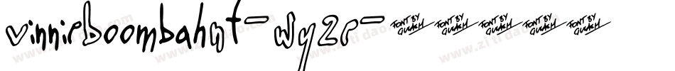 VinnieBoombahNf-WY2E字体转换
