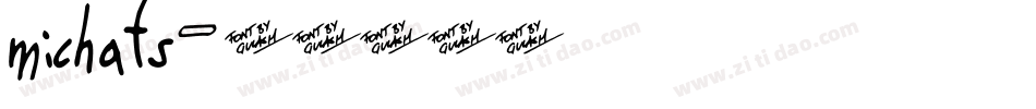 michafs字体转换