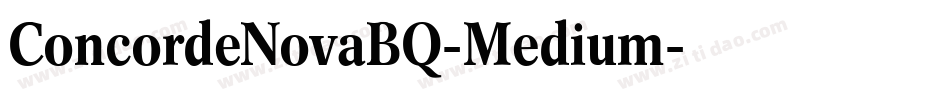 ConcordeNovaBQ-Medium字体转换