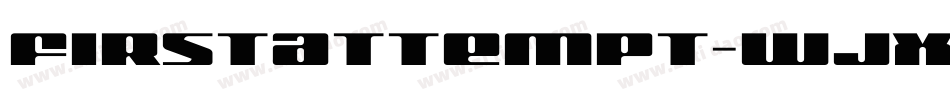 FirstAttempt-wJxw字体转换