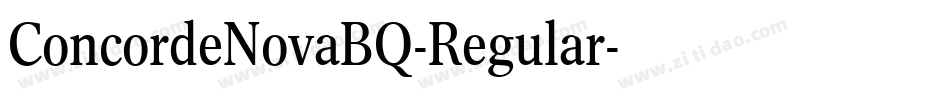 ConcordeNovaBQ-Regular字体转换