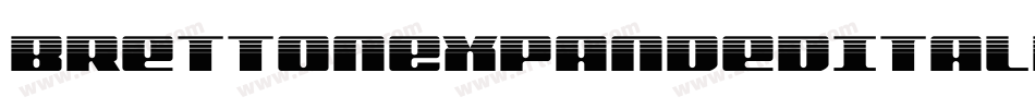 BrettonExpandedItalic-a4aE字体转换