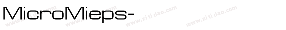 MicroMieps字体转换