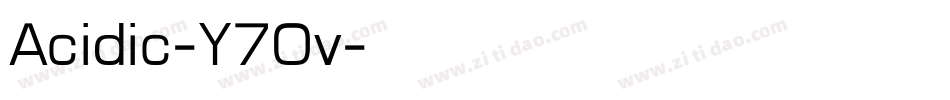 Acidic-Y7Ov字体转换