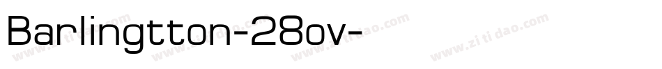 Barlingtton-28ov字体转换