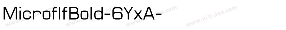 MicroflfBold-6YxA字体转换