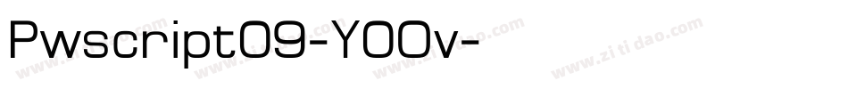 Pwscript09-Y0Ov字体转换