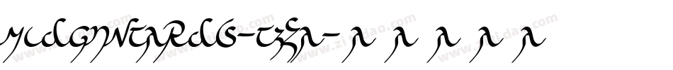 Midjungards-G3zA字体转换 Midjungards-G3zA字体转换