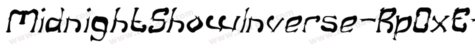 MidnightShowInverse-Rp0xE字体转换