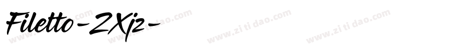 Filetto-ZXjz字体转换