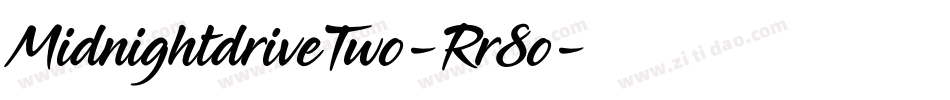 MidnightdriveTwo-Rr8o字体转换