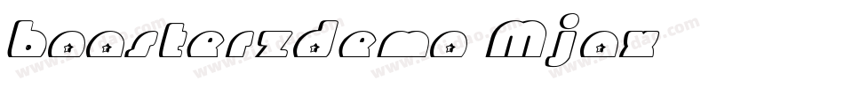 BoasterzDemo-MjAx字体转换