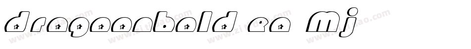DragoonBold-Ea4Mj字体转换