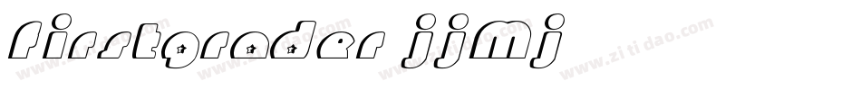 FirstGrader-jjMj字体转换