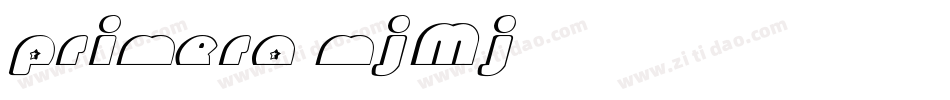 Primera-mJMj字体转换