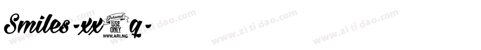Smiles-xx4q字体转换
