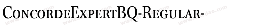 ConcordeExpertBQ-Regular字体转换